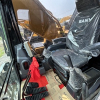 Excavatrice sur chenilles SANY SY215C d'occasion, 21 tonnes, avec ligne hydraulique auxiliaire, également disponible : SANY SY195C, SY235C, à vendre