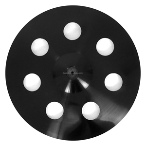 Cymbales de <span class=keywords><strong>batterie</strong></span> électrique Beatello 20 pouces en caoutchouc noir Trash Ride-Ergonomiques et pliables compatibles avec les effecteurs - Product Image 1