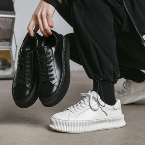 Zapatillas Blancas para Hombre 2026, Estilo Chunky con Plataforma para Aumentar la Altura, Zapatillas Casuales de Skate, Zapatillas de Plataforma Modernas para Uso Diario - Product Image 2