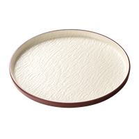 Assiettes en mélamine minimalistes et créatives pour steak, avec motif pierre, pour restaurant de luxe – Fabricant de vaisselle en mélamine