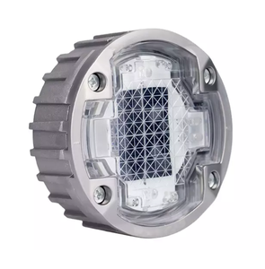 Factory Wholesale Aluminium Reflective LED Ceramic Glass 105 Metallic <b>Light</b> <b>Solar</b> Power Road Stud - Product Image 2