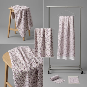 Tessuto Morbido in <span class=keywords><strong>Mussola</strong></span> <span class=keywords><strong>di</strong></span> Cotone 100% a Doppio Strato, Peso Medio, in Cotone Pettinato Crespo per Coperte Neonato e Camicie Estive - Product Image 2