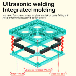 Yüksek kalite 133 adet manyetik bloklar takım toptan çocuklar öğrenme eğitici oyuncaklar 3D bulmacalar oyunları plastikten yapılmış - Product Image 4