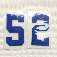 Patch thermocollant personnalisé pour vêtements, motif chiffre grand format, multi-paillettes et sequins, style baseball, pour t-shirt d'été universitaire