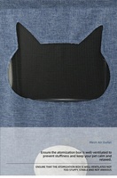 Boîte de nébulisation intérieure pliable pour animaux de compagnie, installation facile, chaleur, éternuements, maladies respiratoires, séchage après le bain pour chats et chiens, toutes saisons