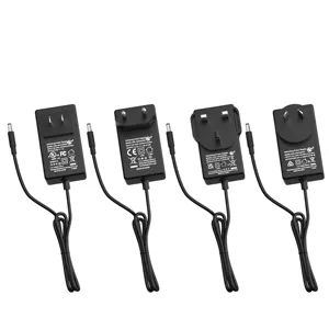 UK 3-poliger Stecker CE ROHS 9v 0,3a 0,5a 0,6a 1a 1,3a Wechselstrom adapter 100ma 200ma 850ma
