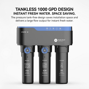 Sistema RO OEM/ODM 1000GPD a 6 Stadi, Filtro <span class=keywords><strong>Acqua</strong></span> Sottolavello per Cucina, Purificatore Senza Serbatoio, Dispenser per Bevande, Sistema per Macchina da Caffè - Product Image 2
