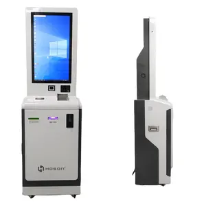 32 Inch Touch Monitor Cash Acceptor Self Service POS Machine NFC Payment Kiosk Coin Receiver