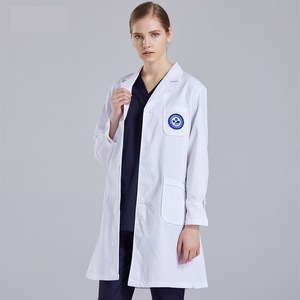 Uniforme all'ingrosso della giacca dei cappotti del medico del laboratorio medico dell'ospedale di fascia alta per il servizio dell'oem del laboratorio degli uomini del cappotto bianco dei medici femminili maschili - Product Image 5