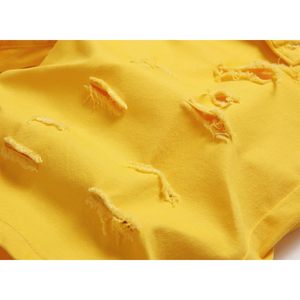 2025 hommes Style Vintage déchiré jean Shorts coupe ample classique Stretch détruit décontracté Denim léopard cristal couleur - Product Image 3