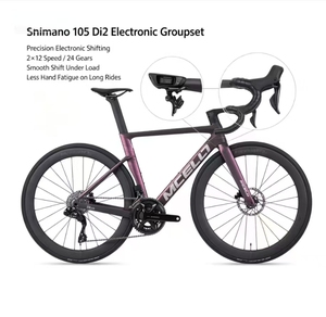 Bicicleta de <span class=keywords><strong>Carretera</strong></span> de <span class=keywords><strong>Carbono</strong></span> Original Completa, Suspensión Total, Manillar de <span class=keywords><strong>Carbono</strong></span> Integrado, Sillín de <span class=keywords><strong>Carbono</strong></span> Impreso en 3D, Grupo Shimano, Deportiva - Product Image 4
