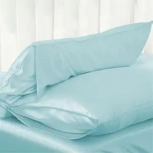 Vente en gros, <span class=keywords><strong>Amazoo</strong></span>, taie d'oreiller en soie de mûrier, enveloppe en satin polyester, logo personnalisé de luxe, offre spéciale - Product Image 3
