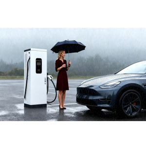 Cargador de CC para Vehículos Eléctricos de 240KW, Estación de Carga Comercial Montada en el Suelo, con una Pistola - Product Image 2