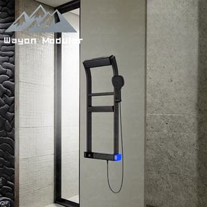 Système de <span class=keywords><strong>douche</strong></span> numérique Wayon moderne noir mat avec affichage de la température intégré pour salles de bain modulaires - Product Image 3
