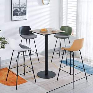 Light Luxury <b>Bar</b> <b>Stool</b> with Fabric Cushion Modern Simple Design <b>Comfortable</b> Living Room Dining Cafe & Restaurant Furniture - Product Image 6