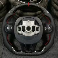 Volant de voiture sport en fibre de carbone pour Dodge Charger Challenger SRT, volant personnalisé de haute qualité, accessoires de voiture