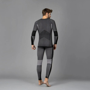 Custom Highly Functional Mens Seamless Thermal Set Underwear Warm Ski <strong>Base</strong> <strong>Layer</strong> Top and Tights Comfy Fits Like Second <strong>Skin</strong> - Product Image 2