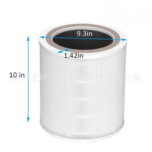 Elemento filtrante de repuesto blanco de alta eficiencia para purificador de aire Levoit Core 400S, piezas para purificador de aire - Product Image 2