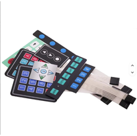 Panel Kontrol Keypad Membran Permukaan Matt/Glossy Amplifikasi Elektronik Cerdas, Pemasangan Standar, Warna Pantone