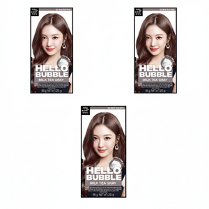 Mise En Scene Hello Bubble Hair Dye 3 Count-Semi-Permanent Milk Tea Gray with Discount - Product Image 1