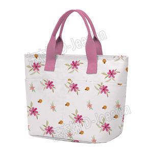 Индивидуальные холщовые Наплечные сумки с полной печатью, изолированная сумка для пикника, сумка-холодильник - Product Image 5