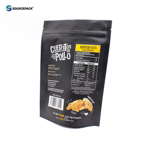 Sachet refermable personnalisé imprimé en héliogravure, résistant à l'huile et anti-fuite, pour l'emballage de poulet frit frais et savoureux - Product Image 3