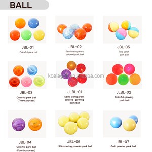 Balles de golf de parc colorées de 60 mm, haute résilience, en résine synthétique, accessoires de golf de parc pour l'entraînement - Logo personnalisé, prix d'usine - Product Image 5
