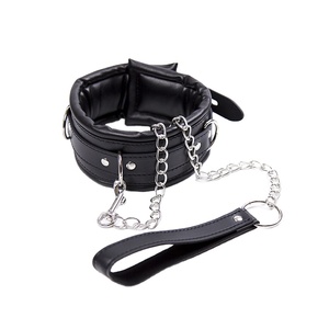 <span class=keywords><strong>Collar</strong></span> de Cuero con Cadenas para Bondage, Juego Erótico para Parejas, BDSM - Product Image 6