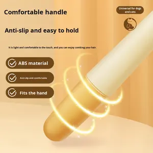 כלי להסרת שיער ופירוק קשרים לכלבים וחתולים עם תכונות עיסוי וניקוי עצמי - Product Image 4