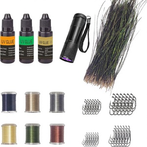 Kit de Materiales para Atado de Moscas para Principiantes y Atadores Avanzados - Sistema Completo para Crear Moscas Realistas y Duraderas B10 - Product Image 1