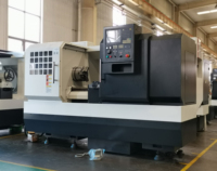 Centre de tournage CNC à lit plat de 390 mm, capacité moyenne, personnalisé, alésage de broche de 87 mm, commande Fanuc