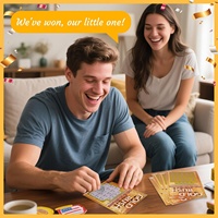 Cartes à gratter pour l'annonce de grossesse, idées créatives pour révéler la grossesse, façon originale de communiquer votre grossesse