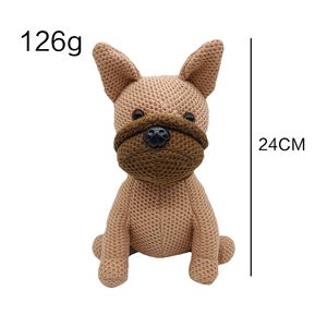 Nouveau produit transfrontalier fait à la main en peluche super douce <span class=keywords><strong>au</strong></span> <span class=keywords><strong>crochet</strong></span> Amigurumi Bear brodé poupée tricotée avec remplissage en coton PP - Product Image 4