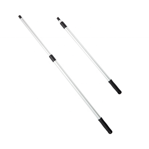 عصا تلسكوبية قابلة للتعديل من الألومنيوم والحديد مع طرف ملولب مناسبة للفرش والمكانس والممسحات - Product Image 2