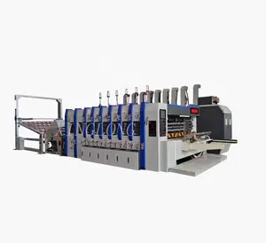 Máquina automática de troquelado de impresión de cartón corrugado AYKM1224