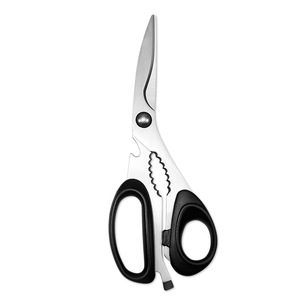 <b>Kitchen</b> <b>Scissors</b> Stainless Steel Black Straight Head Multi Functional For Seafood And Shellfish Home Use - Product Image 4