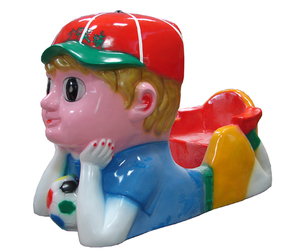 Children <span class=keywords><strong>Arcade</strong></span> <span class=keywords><strong>Kiddie</strong></span> Rides Train Operado por monedas Swing Racing Car Simulador 3D Carrusel Máquina de juego con MP5 - Product Image 3