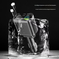Pengisi Daya Mobil Pintar untuk Android dengan Harga Terjangkau Kualitas Tinggi Dilengkapi Kabel Retractable 1 hingga 5 Output