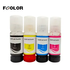 FCOLOR 6 색 염료 잉크 유사 잉크젯 프린터 용 오리지널 수성 리필 잉크