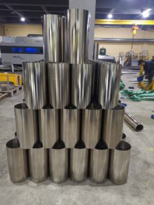 Produsen Pengolahan Kustom Memotong 201 304 316 Pipa Baja Tahan Karat Bulat Dipoles Di Cina - Product Image 3