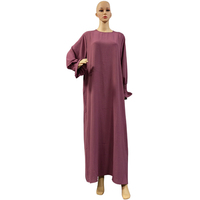 Ensemble Abaya Khimar en Crêpe Jazz Jilbab 2 Pièces Robe Hijab Longue Ramadan Vêtements de Prière Musulmans Femmes Filles Tenue Islamique Turquie Dubaï