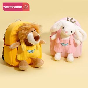 Zaino per Bambini dell'Asilo 3-6 Anni Unisex con Motivo Animale in Peluche, Traspirante e Ultra-Leggero per l'Estate e l'Esterno - Product Image 5