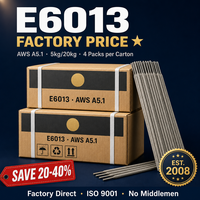 Électrode de soudage E6013 2.5mm 3.2mm 1/8" 5/32" 20kg/boîte 300mm 350mm pour acier doux, Fabricant d'électrodes de soudage, Electrodo 6013