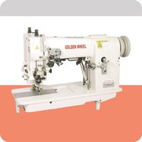 Nouvelle machine à coudre plate à double aiguille Golden Wheel CSL-1720 pour points picot et trous losanges