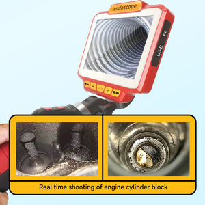 Dearsee Caméra d'inspection d'endoscope de 4.3 pouces avec caméra d'endoscope <span class=keywords><strong>articulée</strong></span> à deux voies à 180 degrés - Product Image 3