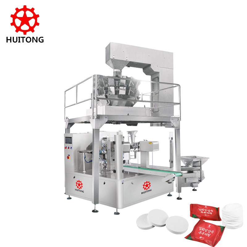 Полностью автоматическая упаковочная машина для сжатого полотенца и конфет