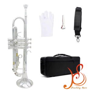Trompeta Profesional en Si Bemol para Principiantes, Detalles para <span class=keywords><strong>Instrumentos</strong></span> <span class=keywords><strong>Musicales</strong></span> <span class=keywords><strong>de</strong></span> <span class=keywords><strong>Banda</strong></span>, <span class=keywords><strong>Instrumentos</strong></span> <span class=keywords><strong>de</strong></span> Viento <span class=keywords><strong>de</strong></span> Latón - Product Image 1