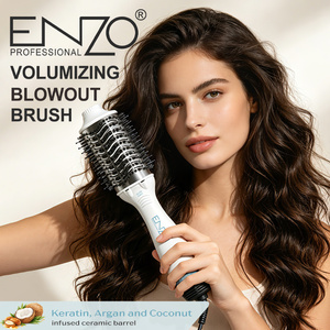 <span class=keywords><strong>Brosse</strong></span> sèche-cheveux professionnelle ENZO <span class=keywords><strong>Revlon</strong></span> One Step, <span class=keywords><strong>brosse</strong></span> <span class=keywords><strong>volumisante</strong></span> à air chaud, sèche-cheveux, peigne - Product Image 2