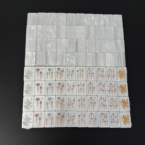 HIMORE Ensemble de Mahjong Américain en Acrylique de 1,4 Pouce, 160 Tuiles Couronne, Portable, Ensemble Complet de Mahjong pour Adultes, Cadeau de Collection - Product Image 3