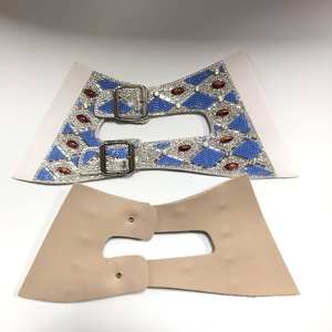 Sandalias y zapatillas de diamantes de agua con varios elementos de estilo étnico popular y de moda nuevas personalizadas con parte superior - Product Image 6